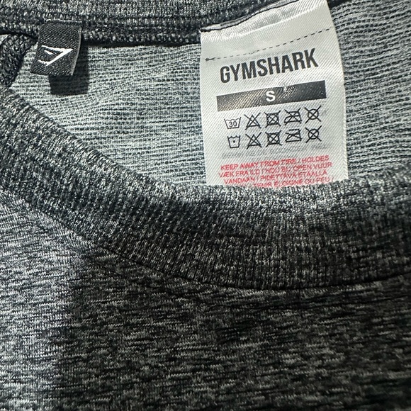 Gymshark Gray Fitted Long Sleeve Crop Top NWOT - Picture 3 of 6